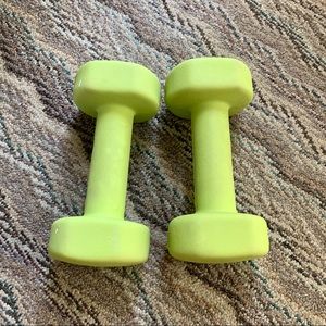 8 lb dumbbells 💚